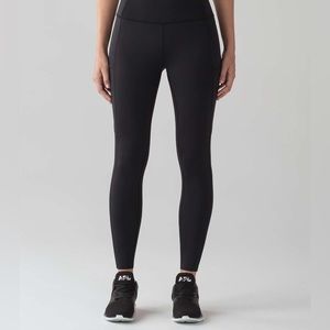 Lululemon Fast & Free 7/8 Tight II *Nulux 25" Black